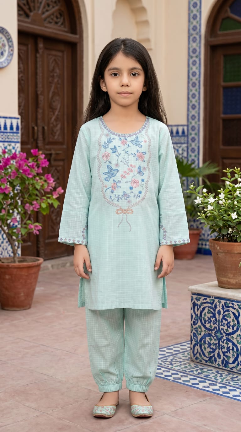 Midnight Festive Kurta model